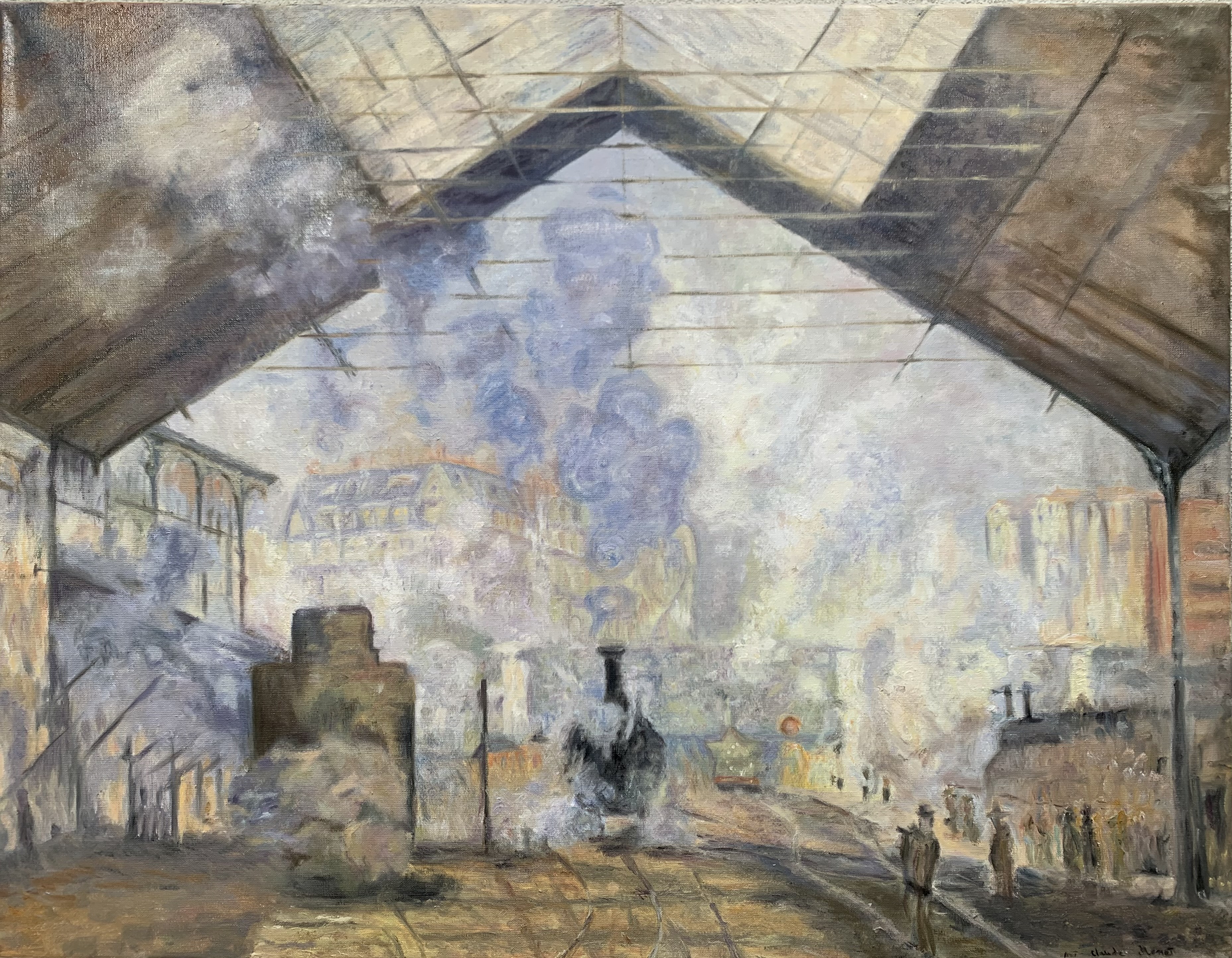 La Gare Saint-Lazare de Claude Monet